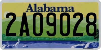 AL license plate 2AO9028