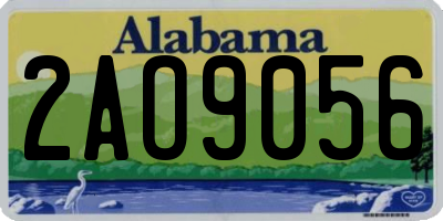 AL license plate 2AO9056
