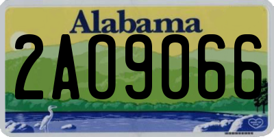 AL license plate 2AO9066
