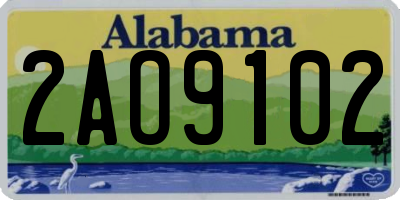 AL license plate 2AO9102