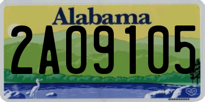 AL license plate 2AO9105