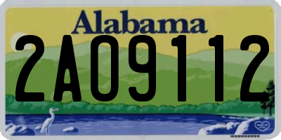AL license plate 2AO9112