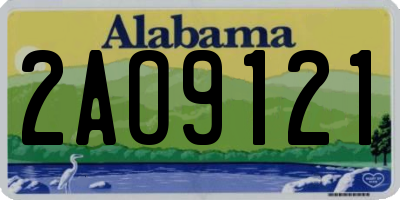 AL license plate 2AO9121