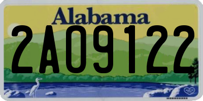 AL license plate 2AO9122