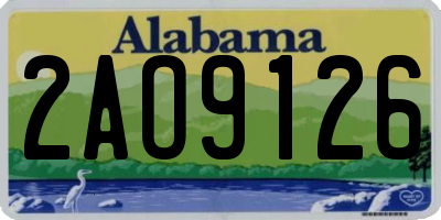 AL license plate 2AO9126
