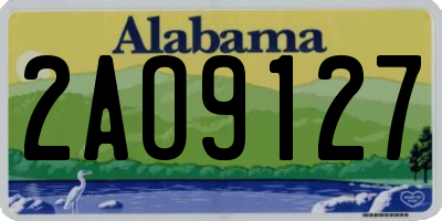 AL license plate 2AO9127