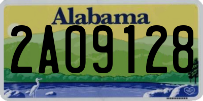 AL license plate 2AO9128