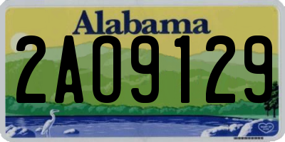 AL license plate 2AO9129