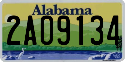 AL license plate 2AO9134