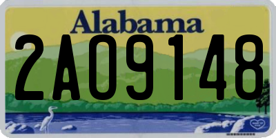 AL license plate 2AO9148