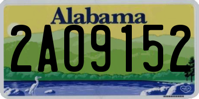 AL license plate 2AO9152