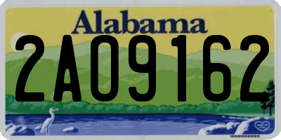 AL license plate 2AO9162