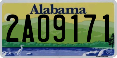 AL license plate 2AO9171
