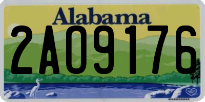 AL license plate 2AO9176
