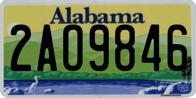 AL license plate 2AO9846