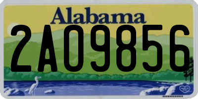 AL license plate 2AO9856