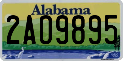 AL license plate 2AO9895