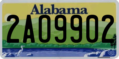 AL license plate 2AO9902