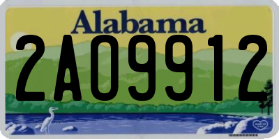 AL license plate 2AO9912