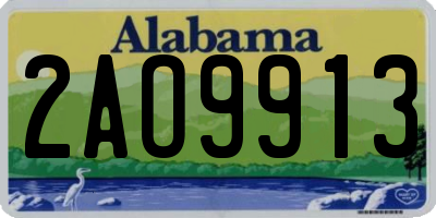 AL license plate 2AO9913