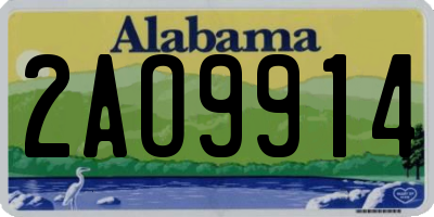 AL license plate 2AO9914