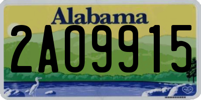 AL license plate 2AO9915