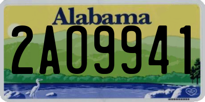 AL license plate 2AO9941