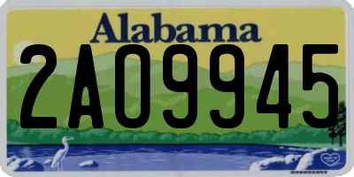 AL license plate 2AO9945
