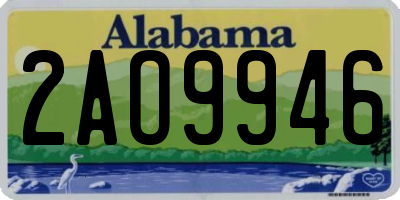 AL license plate 2AO9946