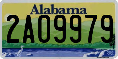 AL license plate 2AO9979