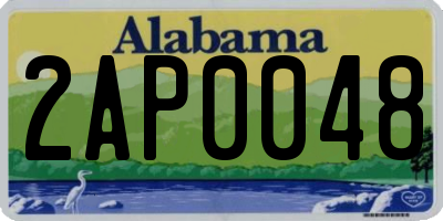 AL license plate 2AP0048