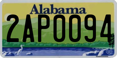 AL license plate 2AP0094