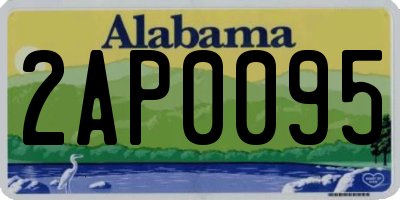 AL license plate 2AP0095