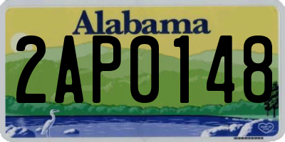 AL license plate 2AP0148