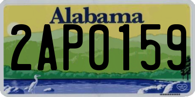 AL license plate 2AP0159
