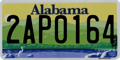 AL license plate 2AP0164