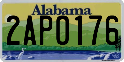 AL license plate 2AP0176