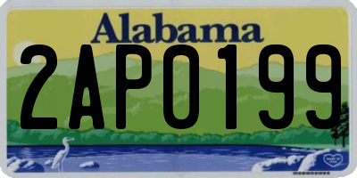AL license plate 2AP0199