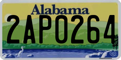 AL license plate 2AP0264