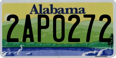 AL license plate 2AP0272