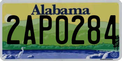 AL license plate 2AP0284
