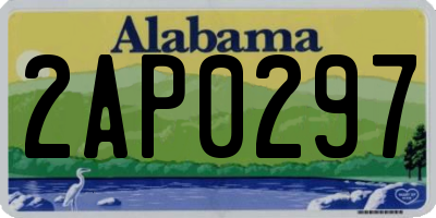 AL license plate 2AP0297