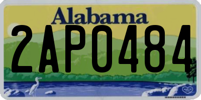 AL license plate 2AP0484