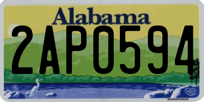 AL license plate 2AP0594
