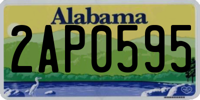 AL license plate 2AP0595