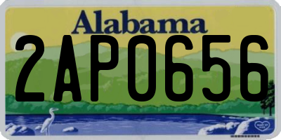 AL license plate 2AP0656