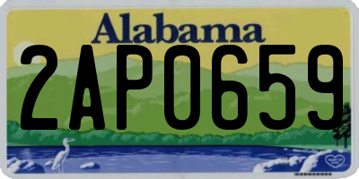 AL license plate 2AP0659