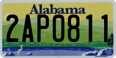 AL license plate 2AP0811