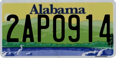 AL license plate 2AP0914