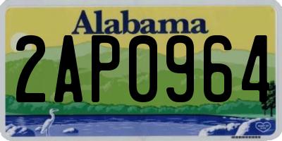 AL license plate 2AP0964